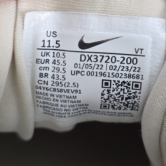 Nike Mens Air VaporMax Plus Rattan Beige Black Sneakers Shoes DX3720-200 Sz 11.5 - Picture 15 of 15